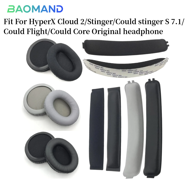 Pc Gaming Cloud - 1 conjunto de substituição earpads bandana