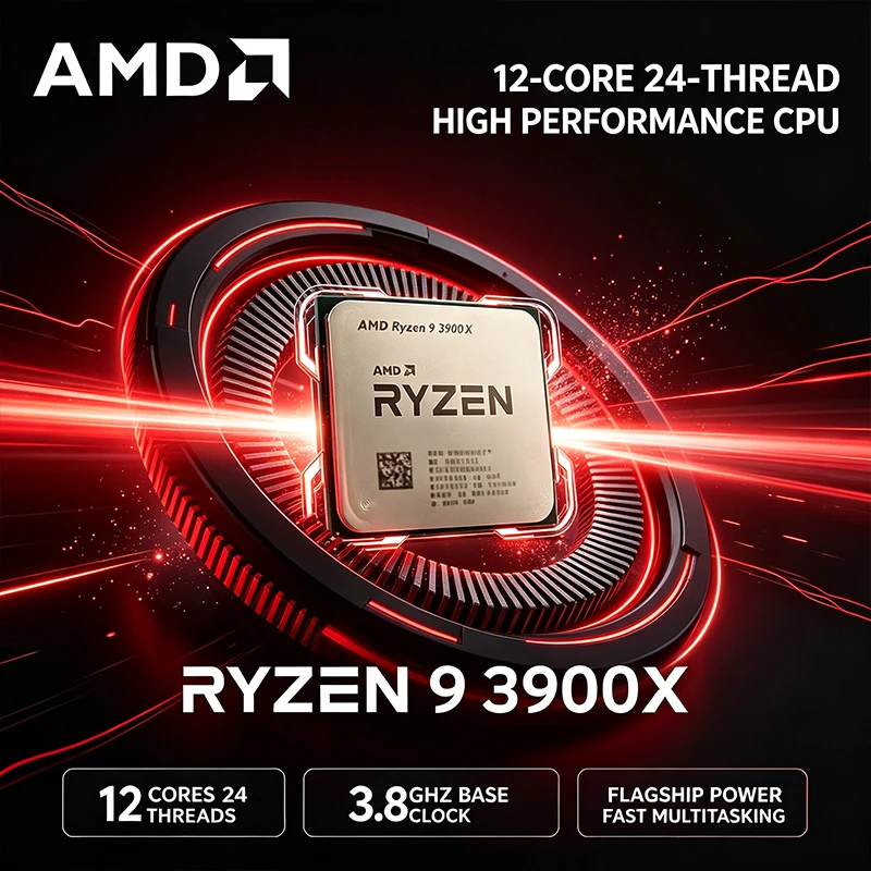 Amd Cpu Ryzen 9 - Processador AMD Ryzen 9 3900X, 12