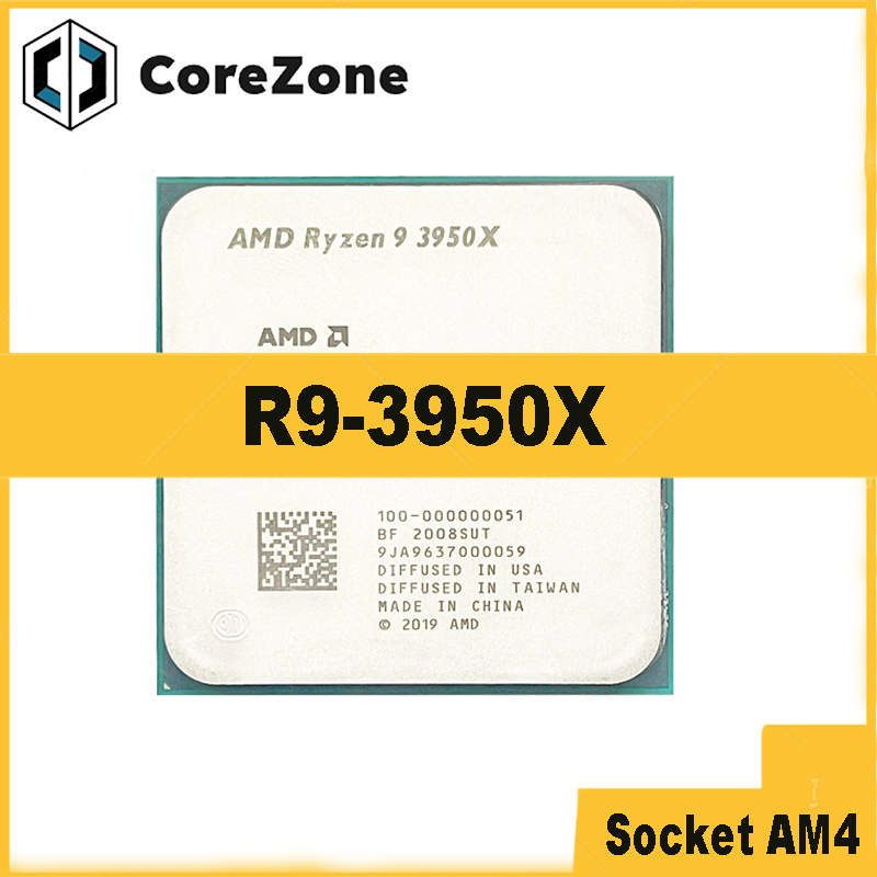 Amd Cpu Ryzen 9 - Processador Ryzen 9 3950X R9 3950X