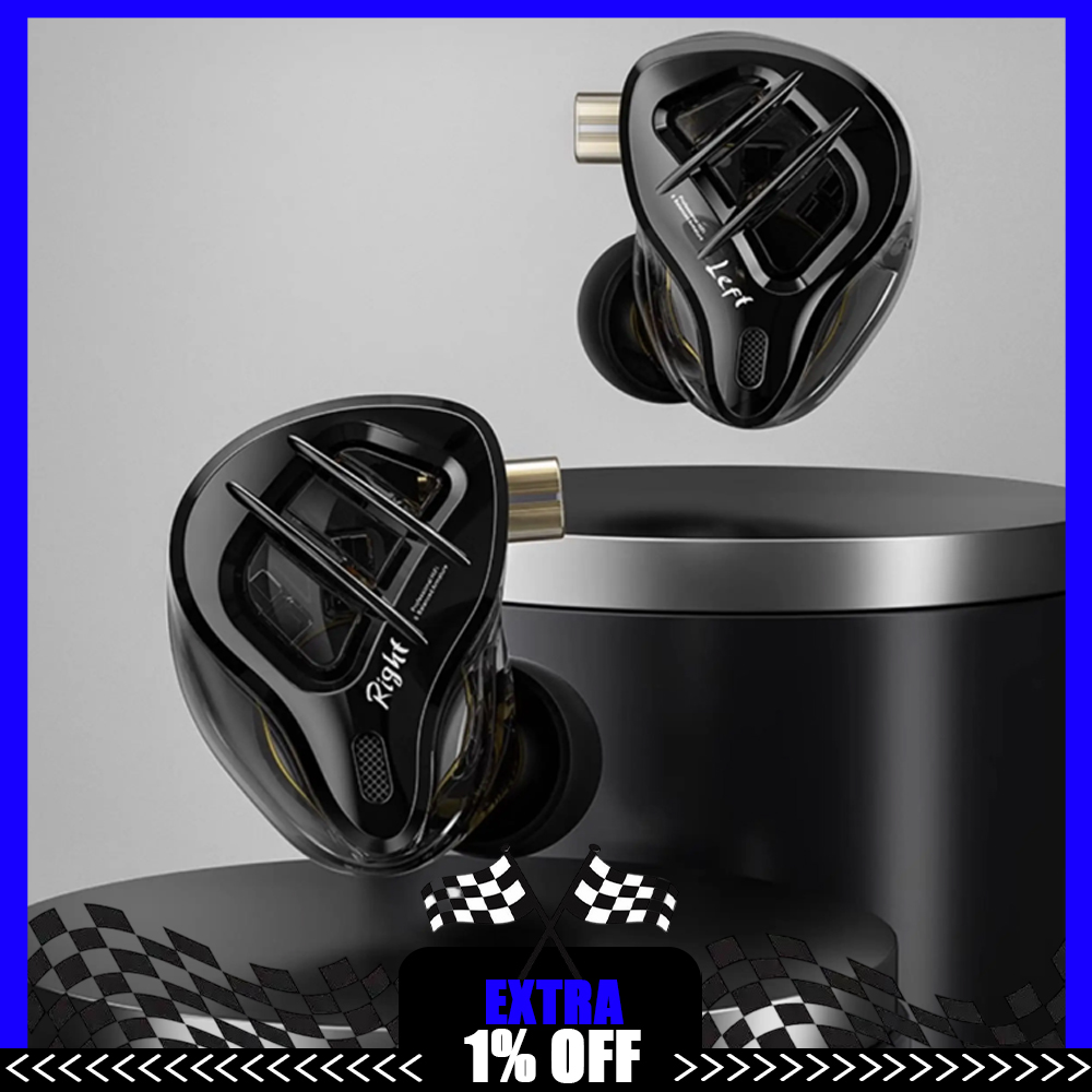 Pc Gaming Earbuds - Fone de Ouvido Intra-auricular Híbrido KZ