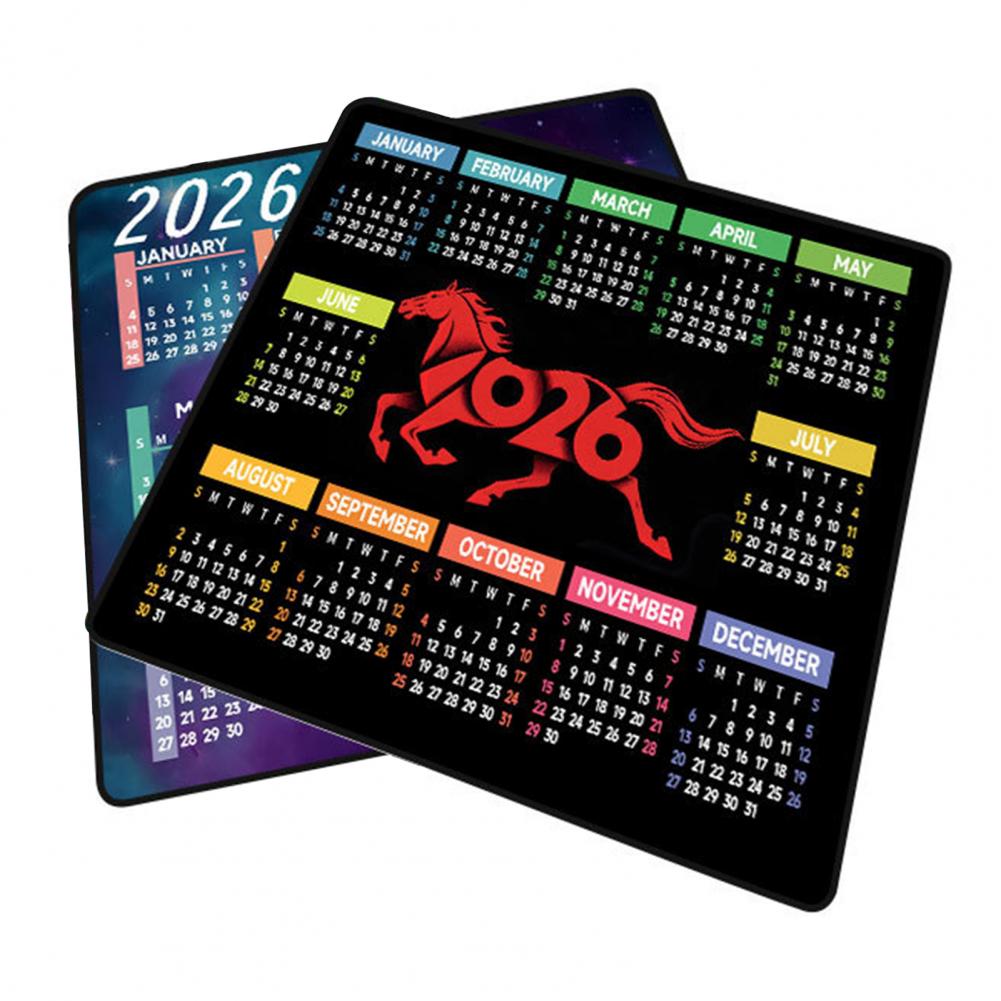 Pc Gaming Desk - 2026 calendário mouse pad à prova