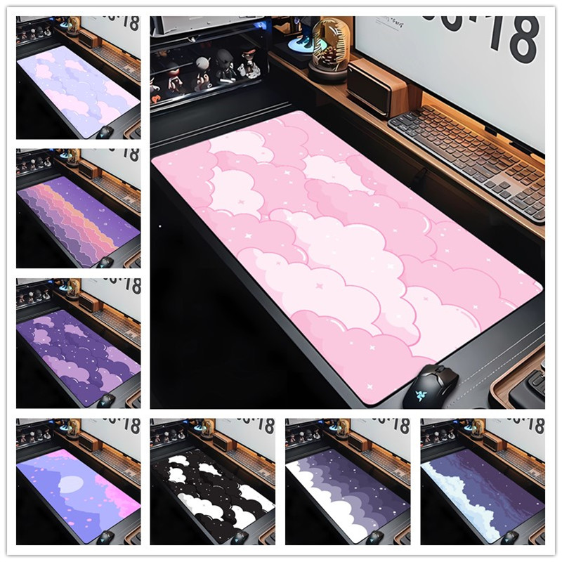 Pc Gaming Cloud - Mouse Pad Nuvem de Lua Rosa