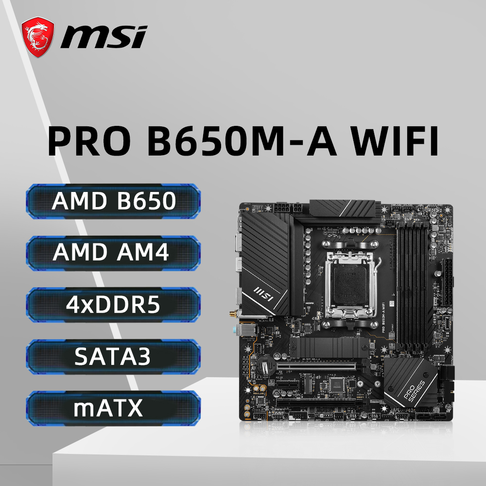 Pc Gaming Intel Core I5 - Msi pro B650M-A wifi placa-mãe am5