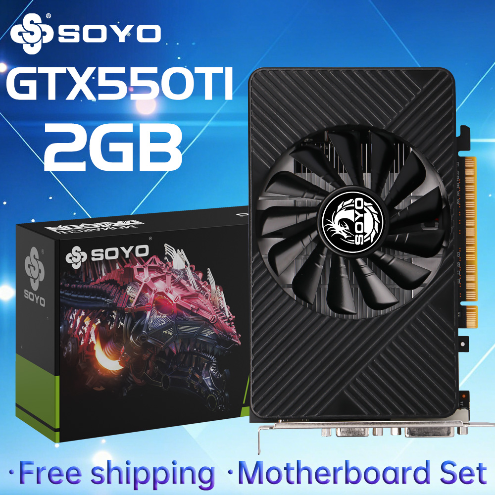 Pc Gaming Nvidia - Placa de Vídeo SOYO GTX 550TI