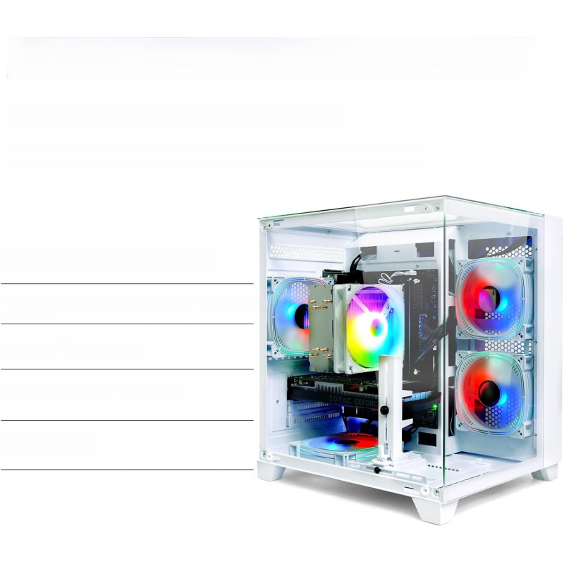 Desktop PC, I5-12400F, 2.5GHz, - Pc Gaming Intel Core I5 avaliação e preço