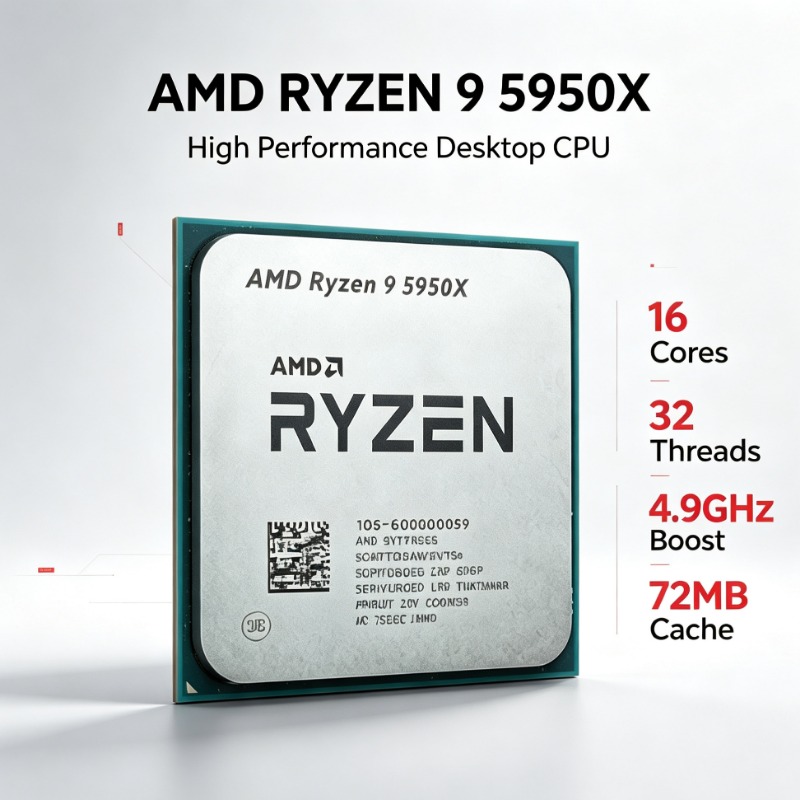 Componente de Desktop CPU AMD  - Amd Cpu Ryzen 9 avaliação e preço