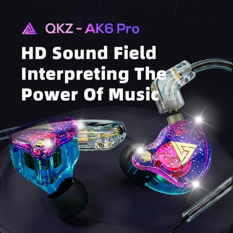 Fone de Ouvido QKZ AK6 com Dri - Pc Gaming Earbuds avaliação e preço