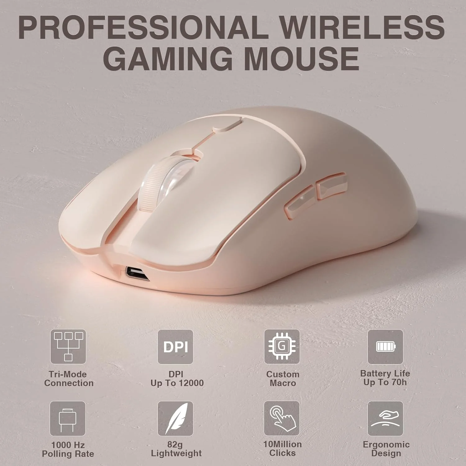 Mouse Gamer Sem Fio Tri-mode A - Wireless Gaming Mouse avaliação e preço