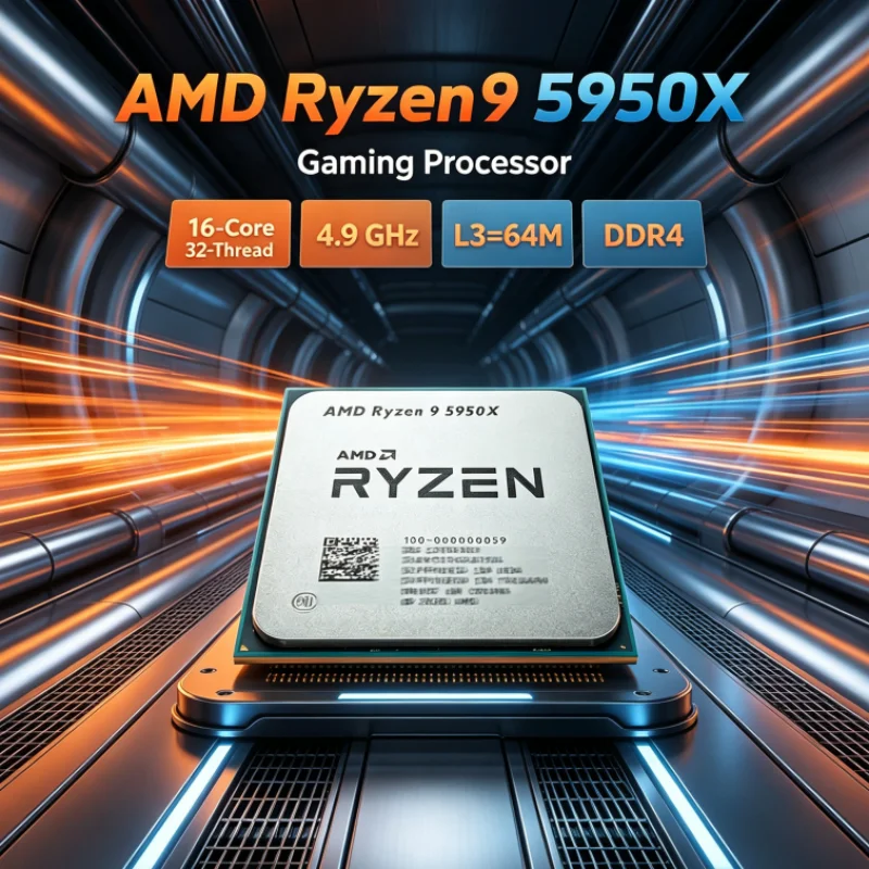 AMD Ryzen 9 5950X CPU para jog - Amd Cpu Ryzen 9 avaliação e preço