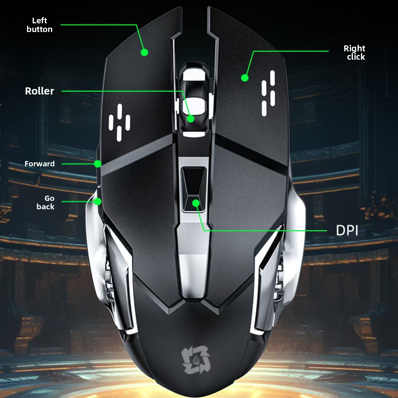 Mouse Gamer Sem Fio Recarregáv - Wireless Gaming Mouse avaliação e preço