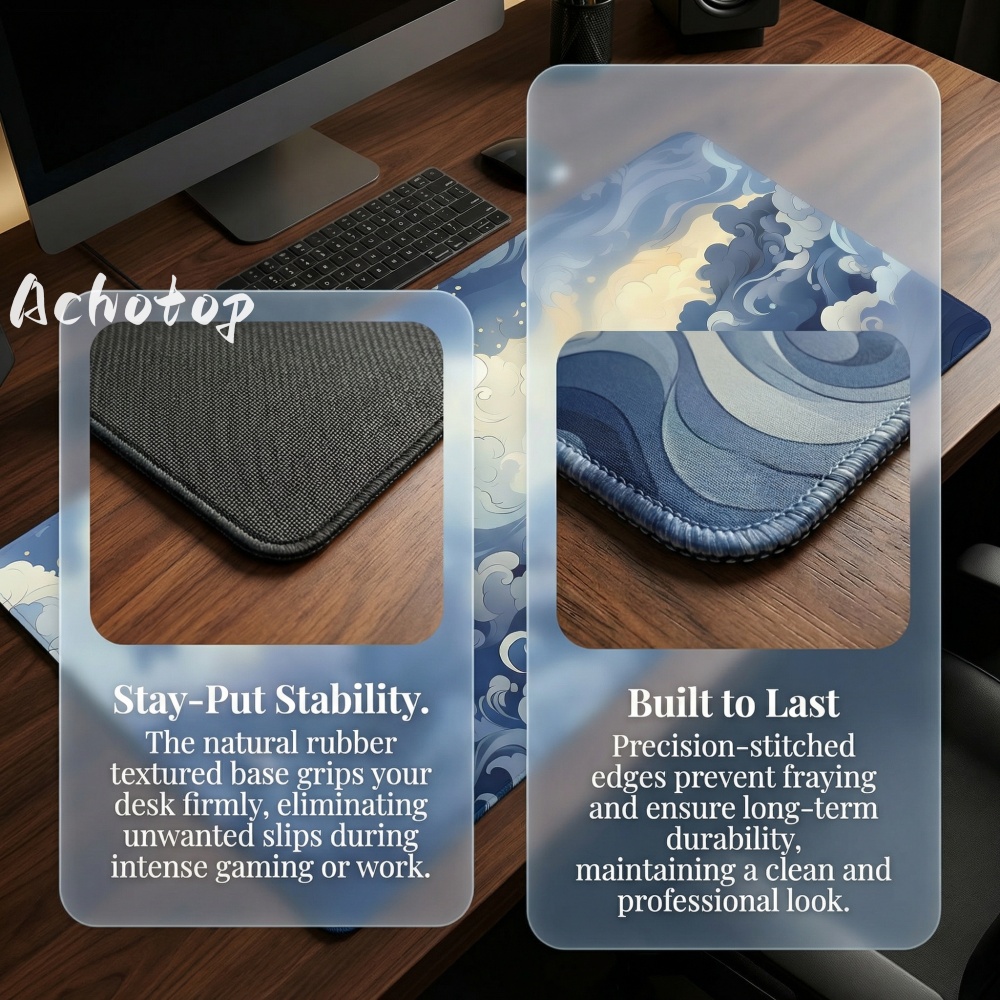 Mouse Pad Gamer Antiderrapante - Pc Gaming Cloud avaliação e preço