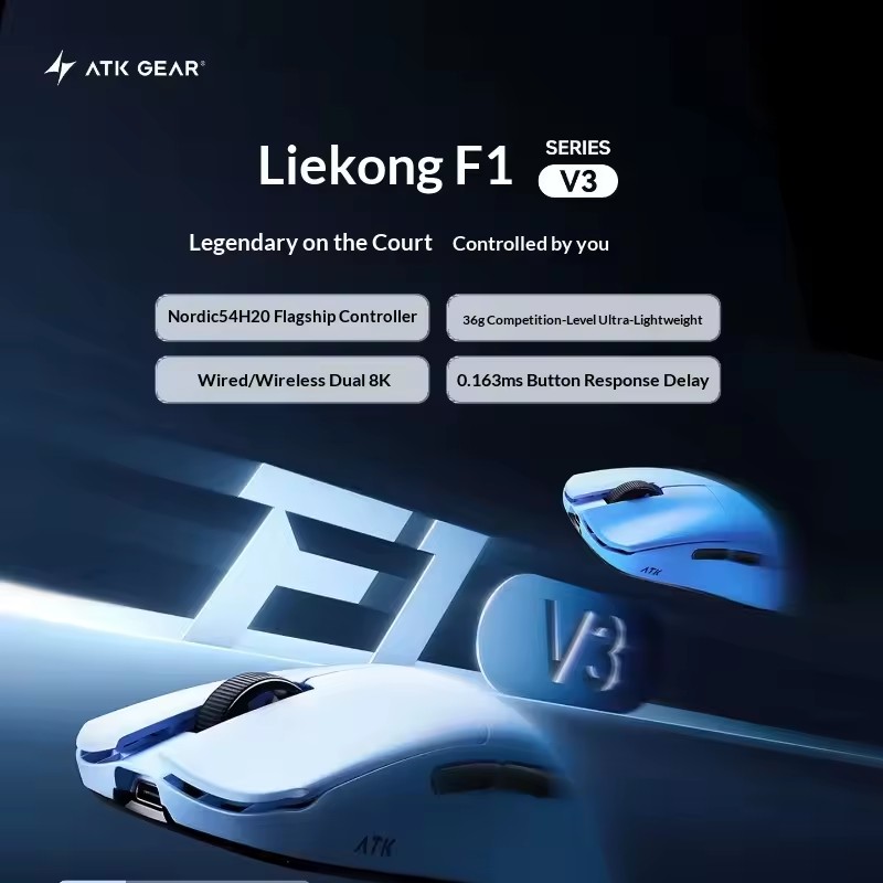 Mouse Sem Fio Tri-Mode ATK F1  - Wireless Gaming Mouse avaliação e preço