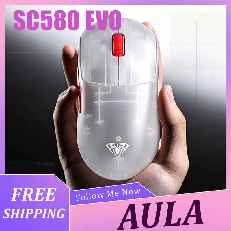 Mouse AULA SC580 EVO Leve Sem  - Wireless Gaming Mouse avaliação e preço