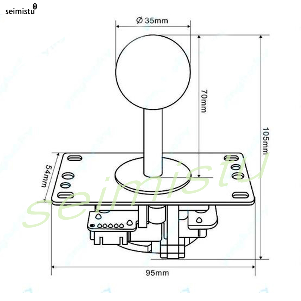 Joystick Cópia Sanwa arcade Jo - Joystick Pc Gaming avaliação e preço