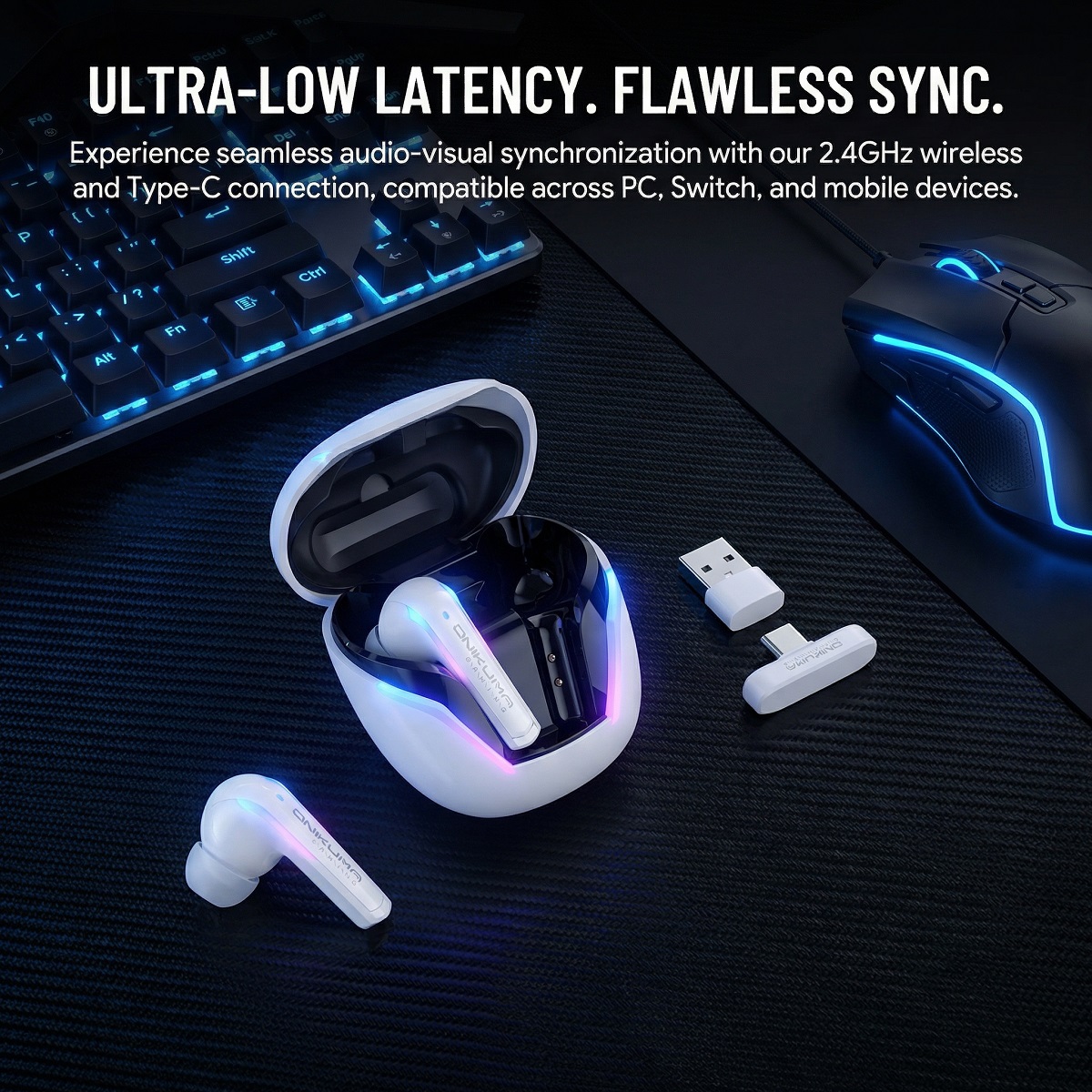 Fones de Ouvido Sem Fio para J - Pc Gaming Earbuds avaliação e preço